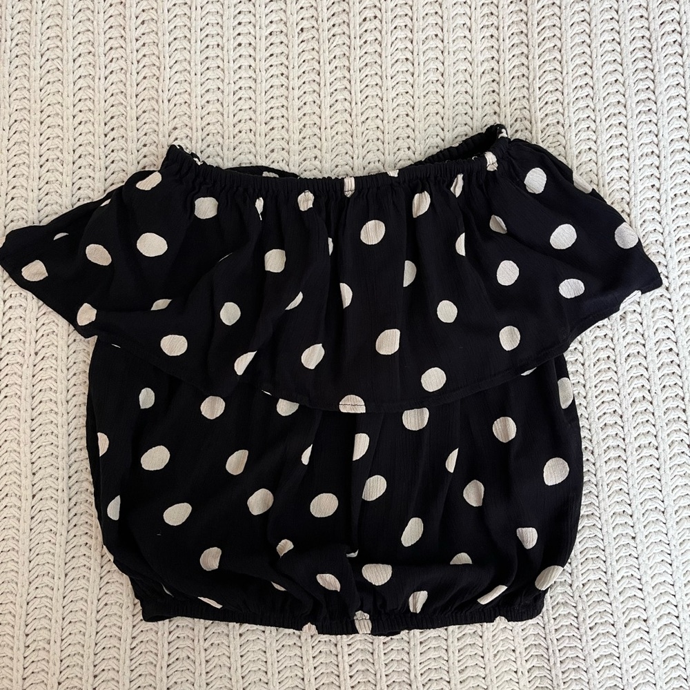 Billabong polka dot tube top NWOT